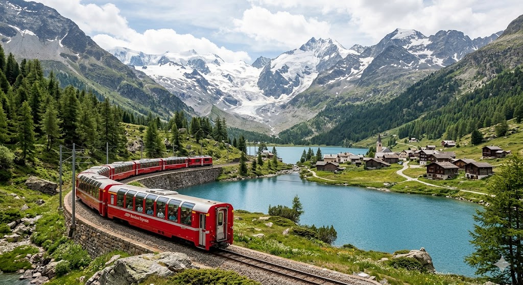 Switzerland Scenic Train