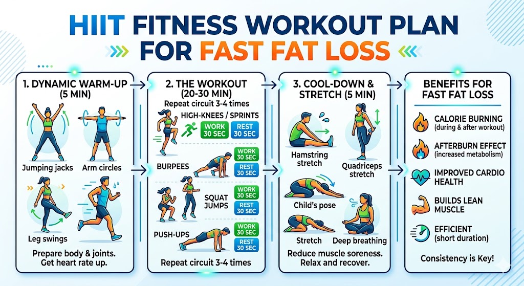 HIIT Fitness Workout Plan