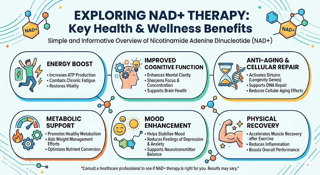 NAD Plus Therapy Benefits