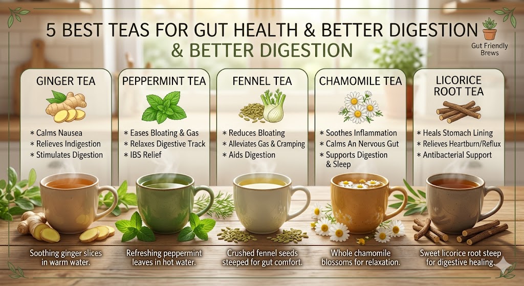 Best Teas for Gut Health