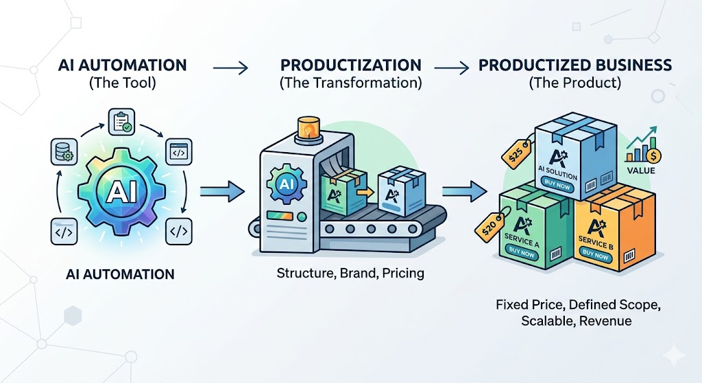 AI Automation Into a Productized Business