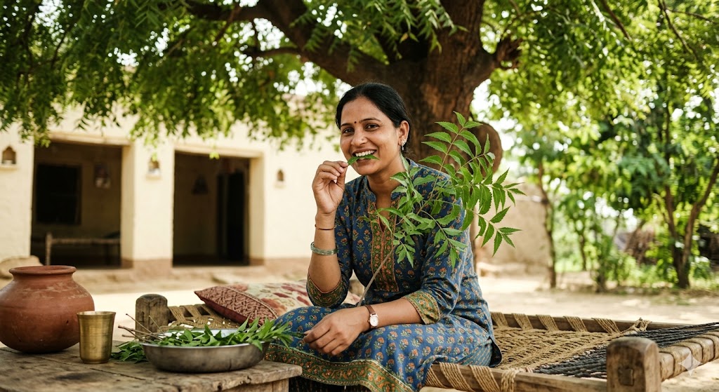 Chewing Neem Leaves Benefits