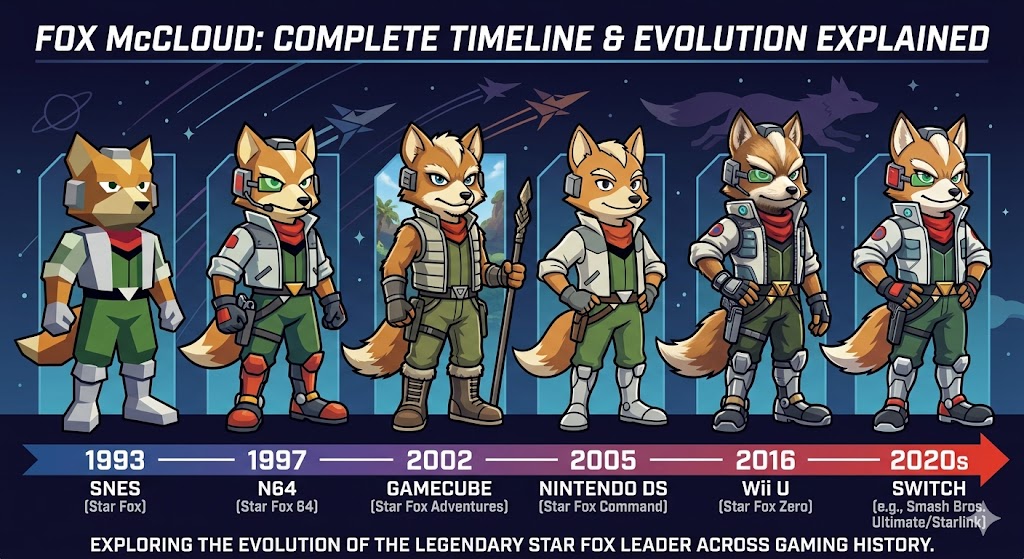 Fox McCloud in Star Fox