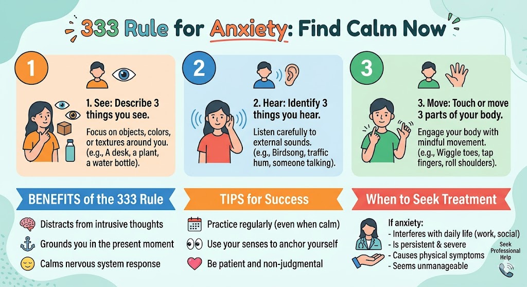 333 Rule for Anxiety