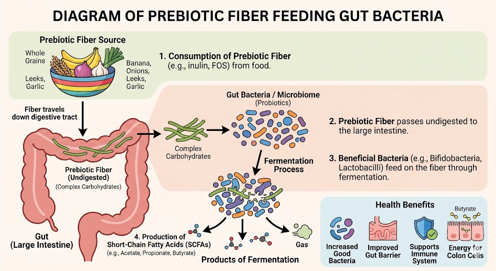 Understand prebiotic soda gut health mechanism