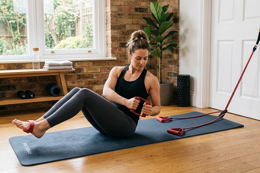 Use tools for effective 10 minute core workout