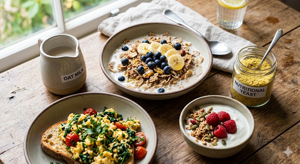 Find b12 rich foods for vegetarians meal options