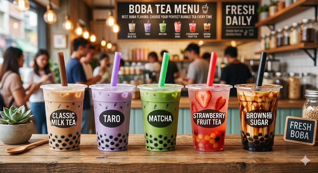 boba tea flavors