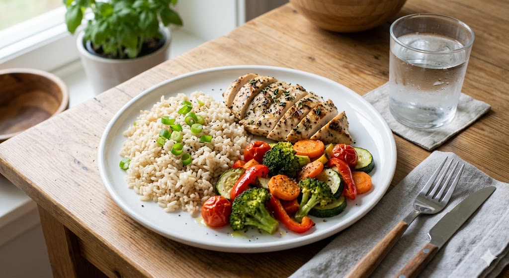 Break fasting mimicking diet safely with balanced meal
