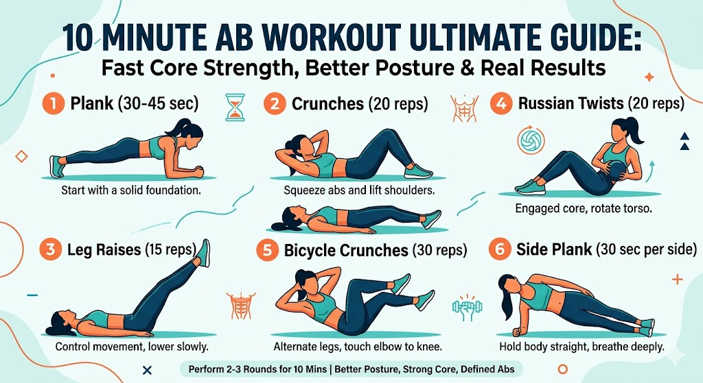 10 minute ab workout guide
