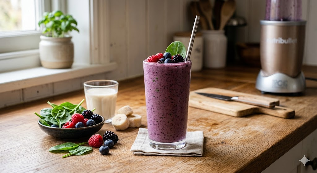 Blend anti inflammatory smoothie for breakfast