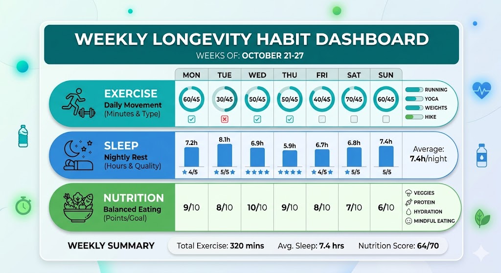 Build healthy aging routine beyond longevity supplement