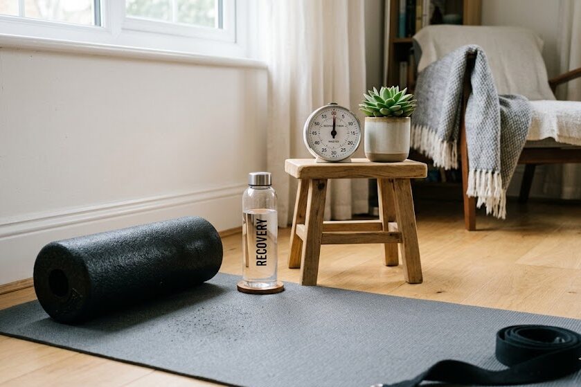 Build foam roll sore muscles recovery station at home