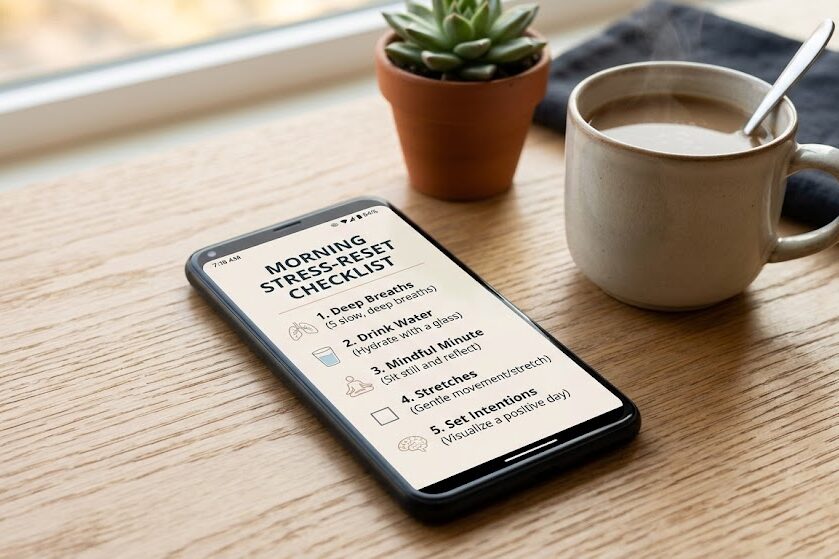 Start nervous system regulation morning routine