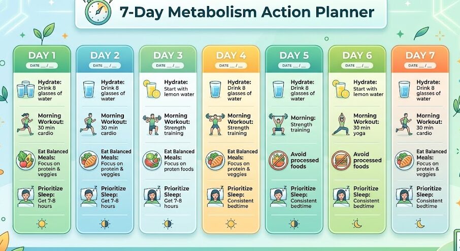 Follow faster metabolism 7 day action plan