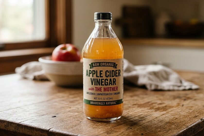 Choose raw apple cider vinegar with the mother