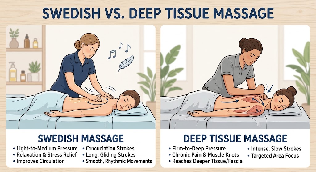 swedish vs deep tissue massage
