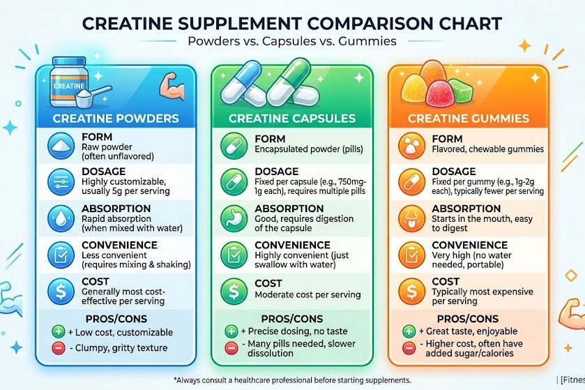 Compare best creatine supplements for women