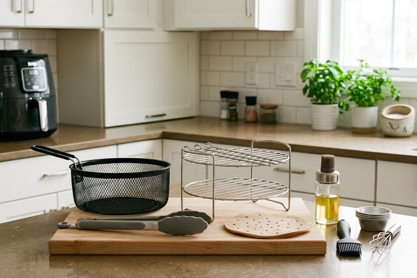 Use helpful air fryer cooking accessories