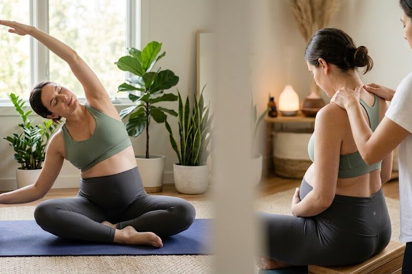 Combine prenatal massage with wellness routine