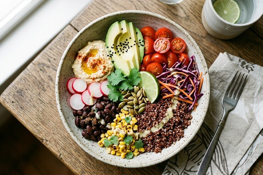 Build healthy quinoa bowl ingredients at home