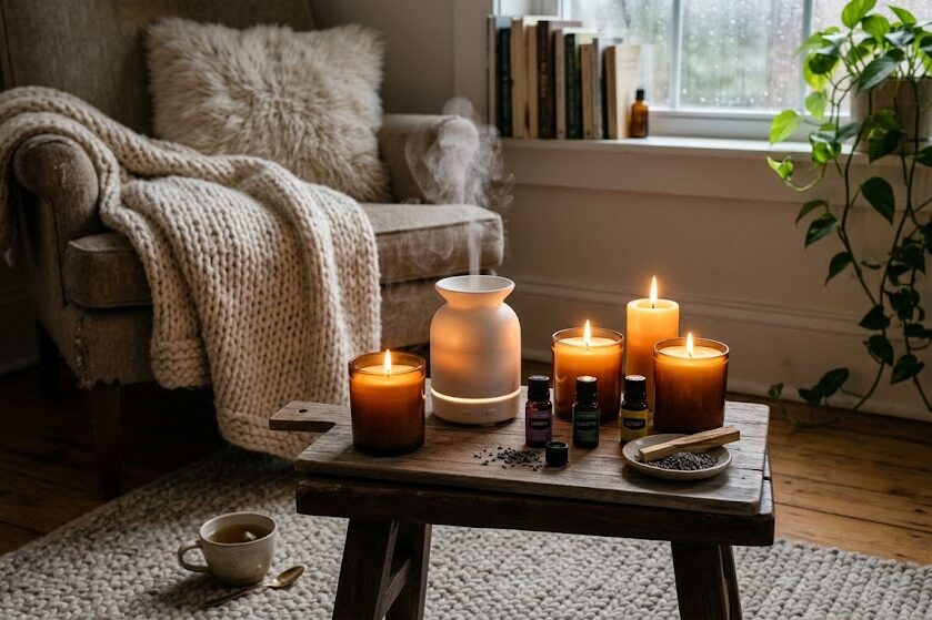 Create relaxing couples wellness rituals at home