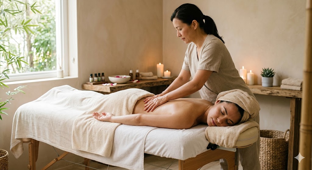 Holistic spa massage