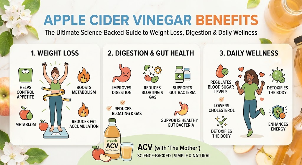 Apple cider vinegar benefits