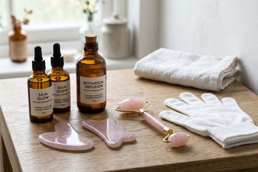 Use buccal massage tools for facial sculpting