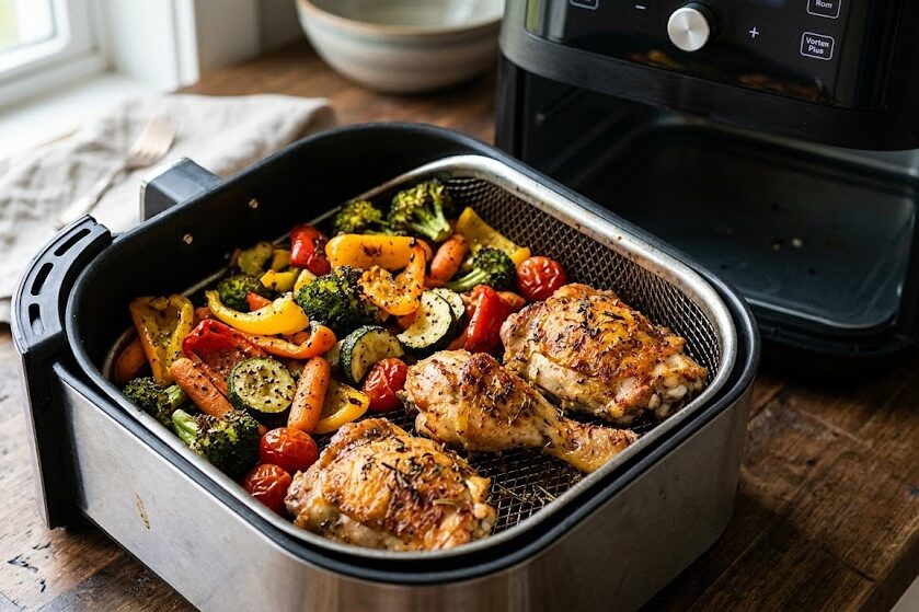 Cook crispy air fryer recipes at home