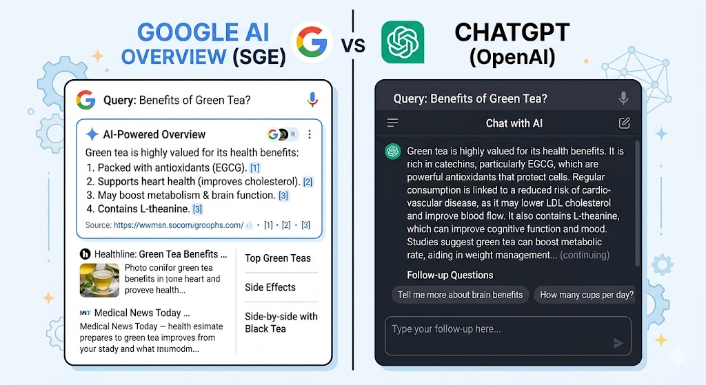 Compare AI-powered search engine responses