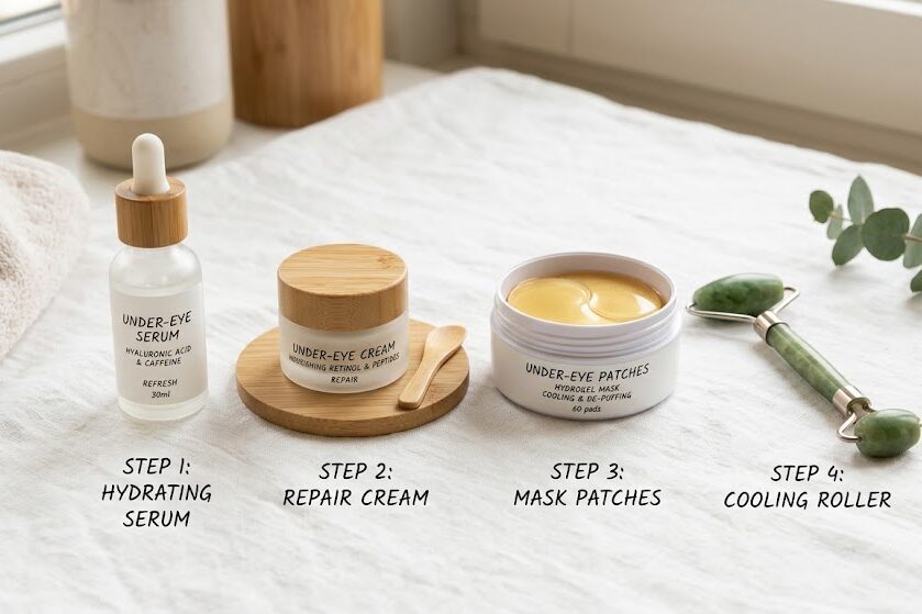 Build a daily hydrating eye cream skincare routine