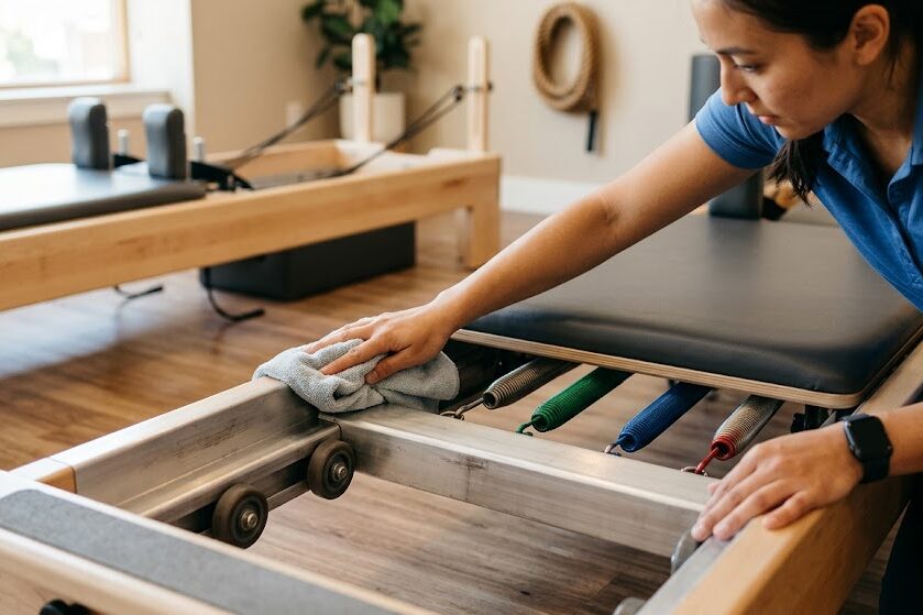 Maintain foldable Pilates reformer for long-term durability