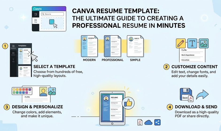 Resume template Canva