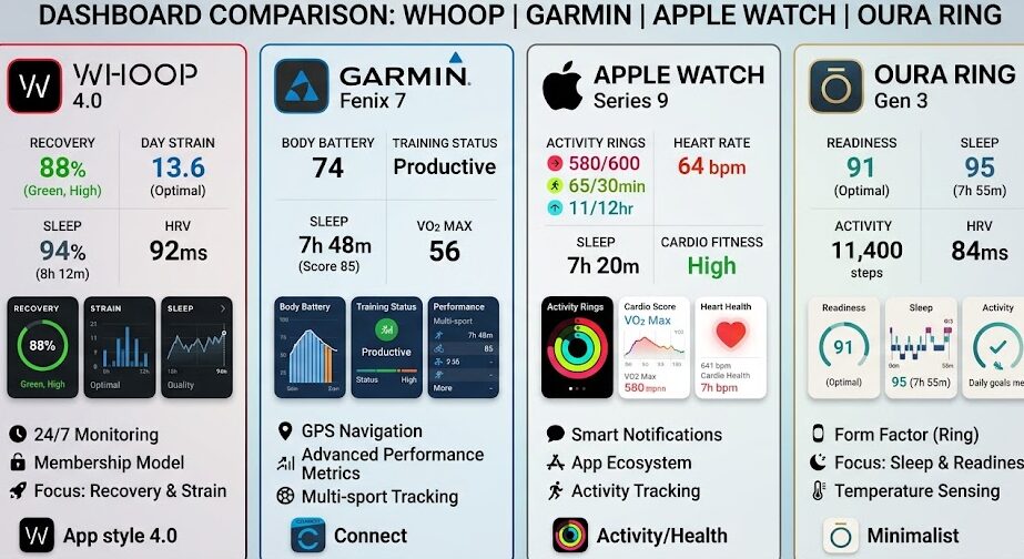 Compare best HRV tracker devices in 2026