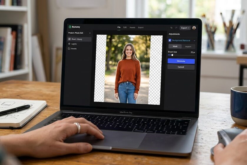 Remove video backgrounds using Runway AI