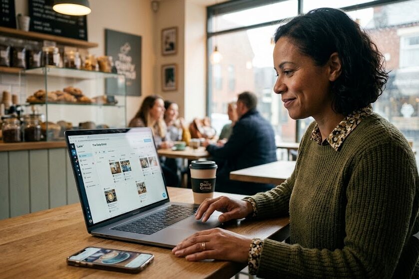 AI social media automation helping small businesses grow