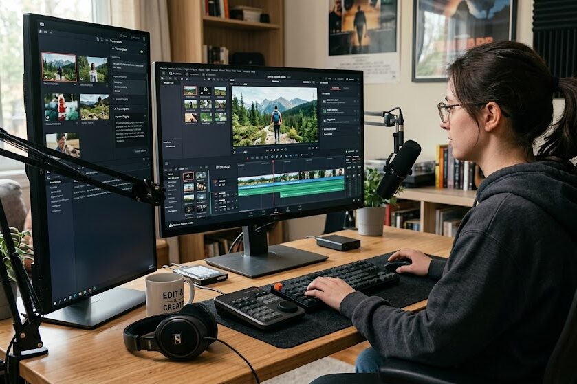 AI Video Editing Services workflow