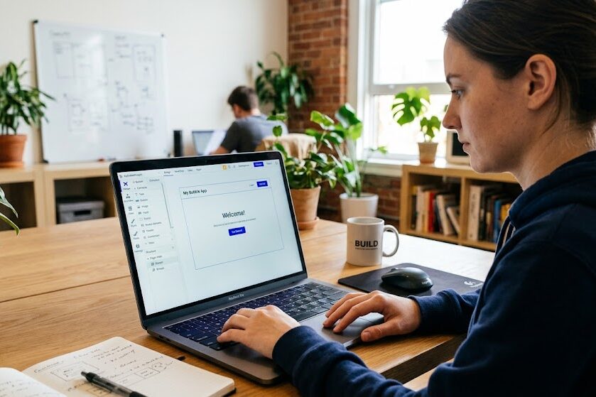 Build web applications using Bubble no code app builder