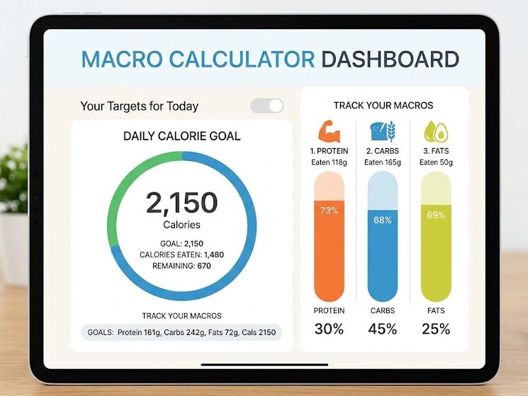 Calculate pre workout snack macros for fitness goals