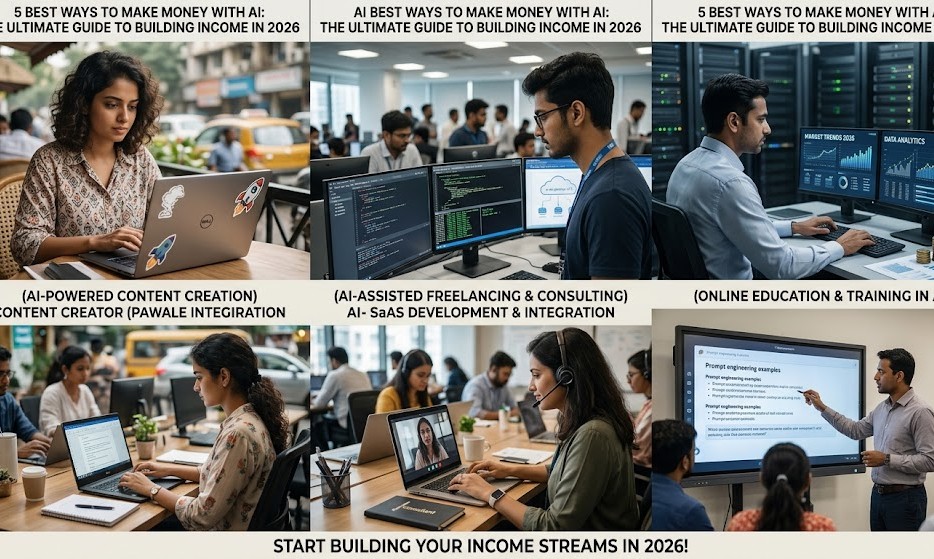 5 Best Ways to Make Money with AI