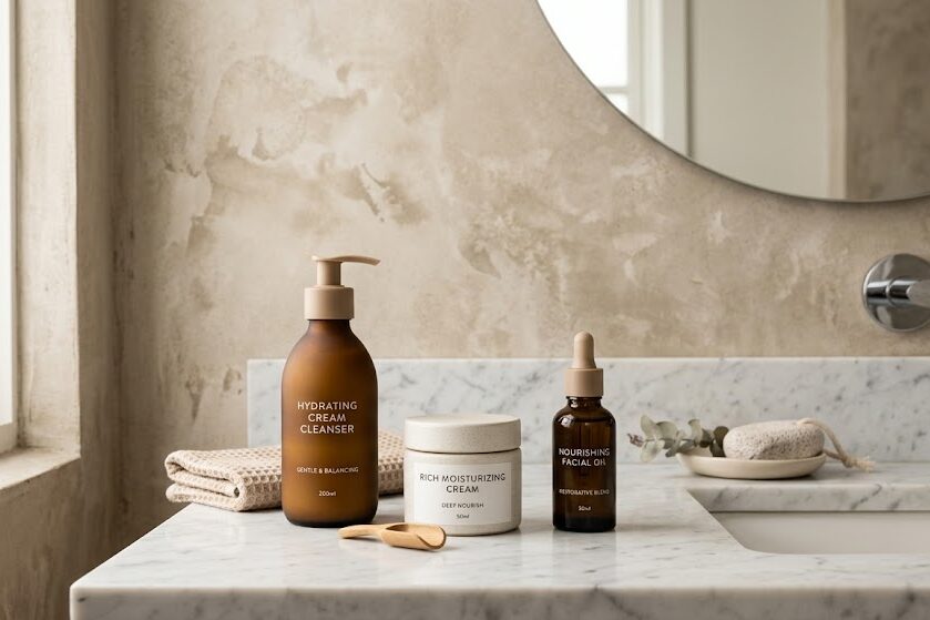 Build skincare routine for dry skin