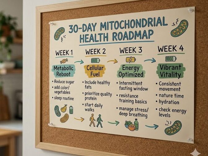 Follow mitochondrial health plan for better energy