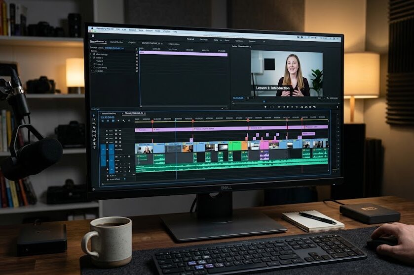 Edit online course videos for better learning