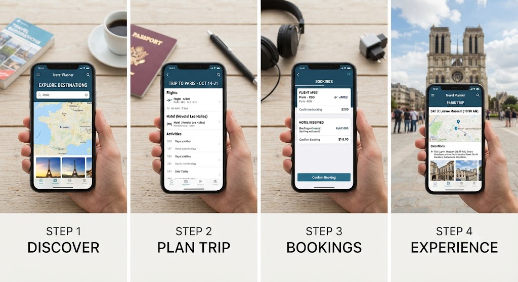 Use travel planning apps before packing