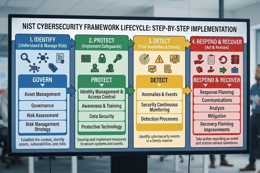 Understand NIST Cybersecurity Framework stages