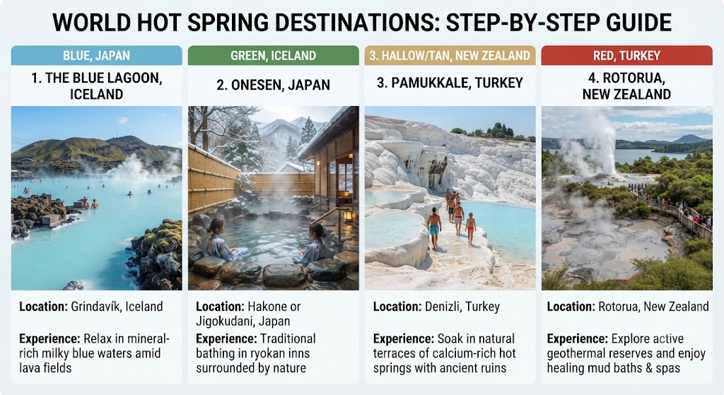 Explore best hot spring destinations worldwide