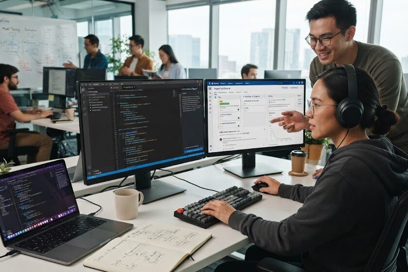AI-assisted software development process