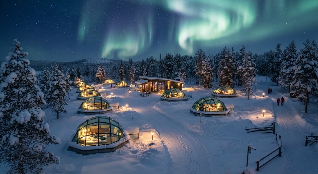 glass igloo hotels