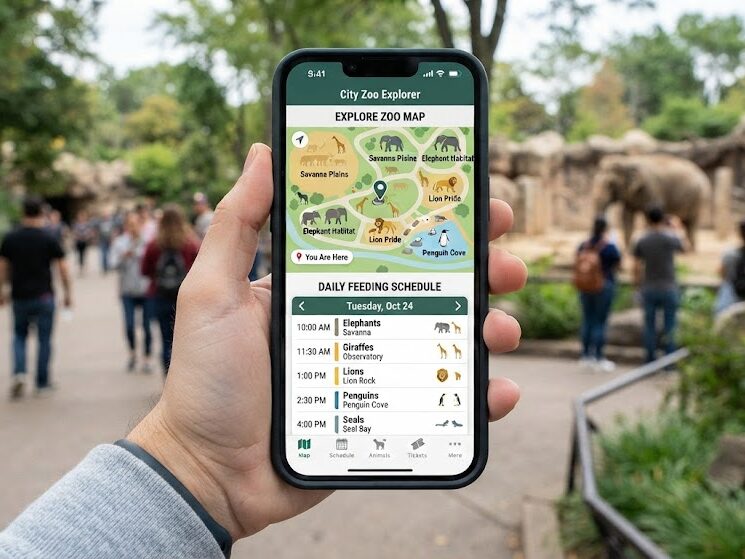 Plan your best zoo visit using an interactive map